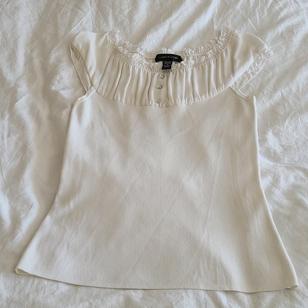 Cream colored top